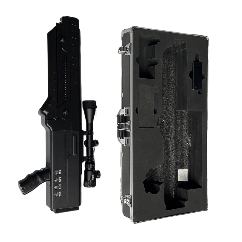  肇州手持便携式枪型低空防御反制四通道A型